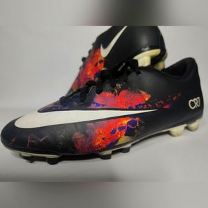 🔥Nike Mercurial Soccer Cleats Victory V CR7 FG. Lava Design Size 10 mens🔥